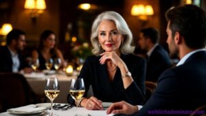 Sie war 61 silbernes Haar, perfekt gekleidet